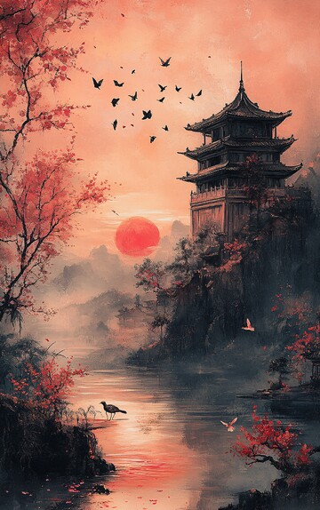 古建筑与自然景观1