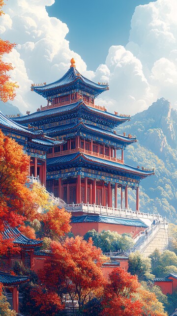 国风建筑高耸入云3
