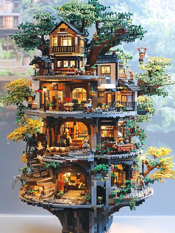 乐高台风剖面模型1