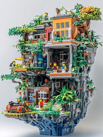 乐高台风剖面模型2