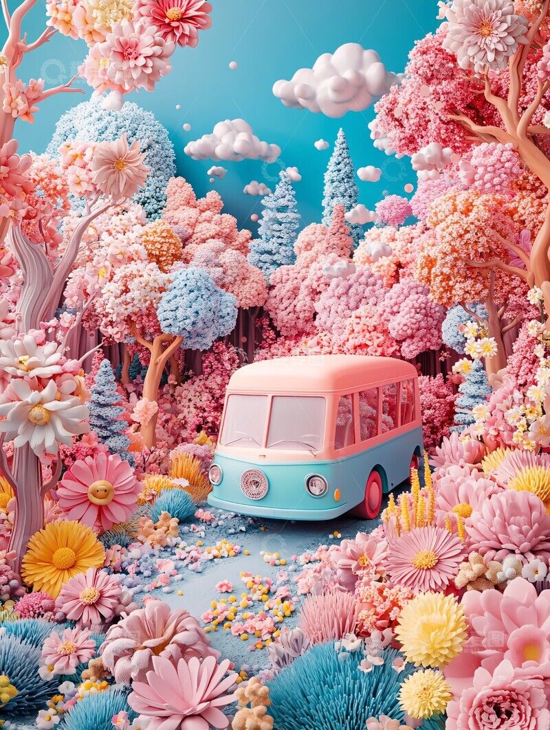 高清大图下载【趣麦麦图】多彩时尚拼贴