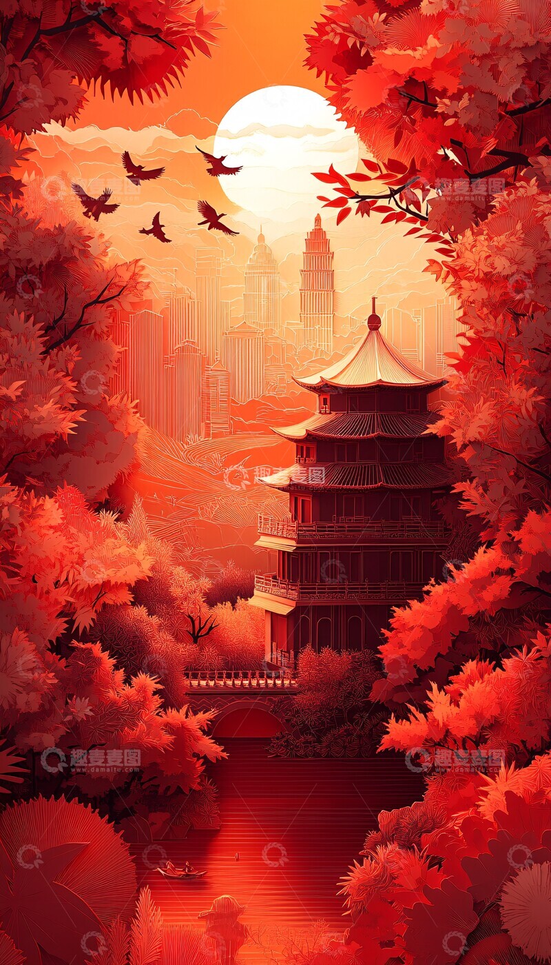 高清大图下载【趣麦麦图】剪纸光影艺术1