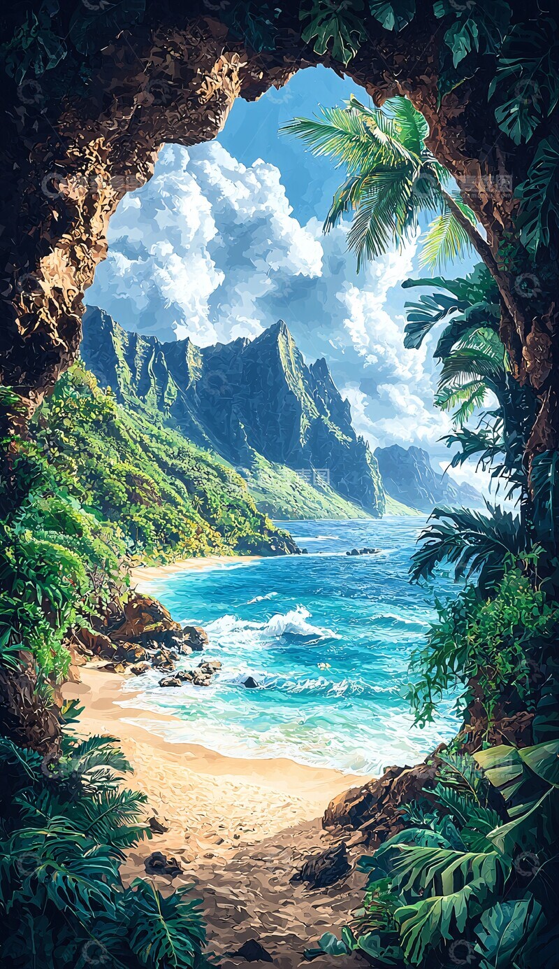 高清大图下载【趣麦麦图】立体分层纸艺