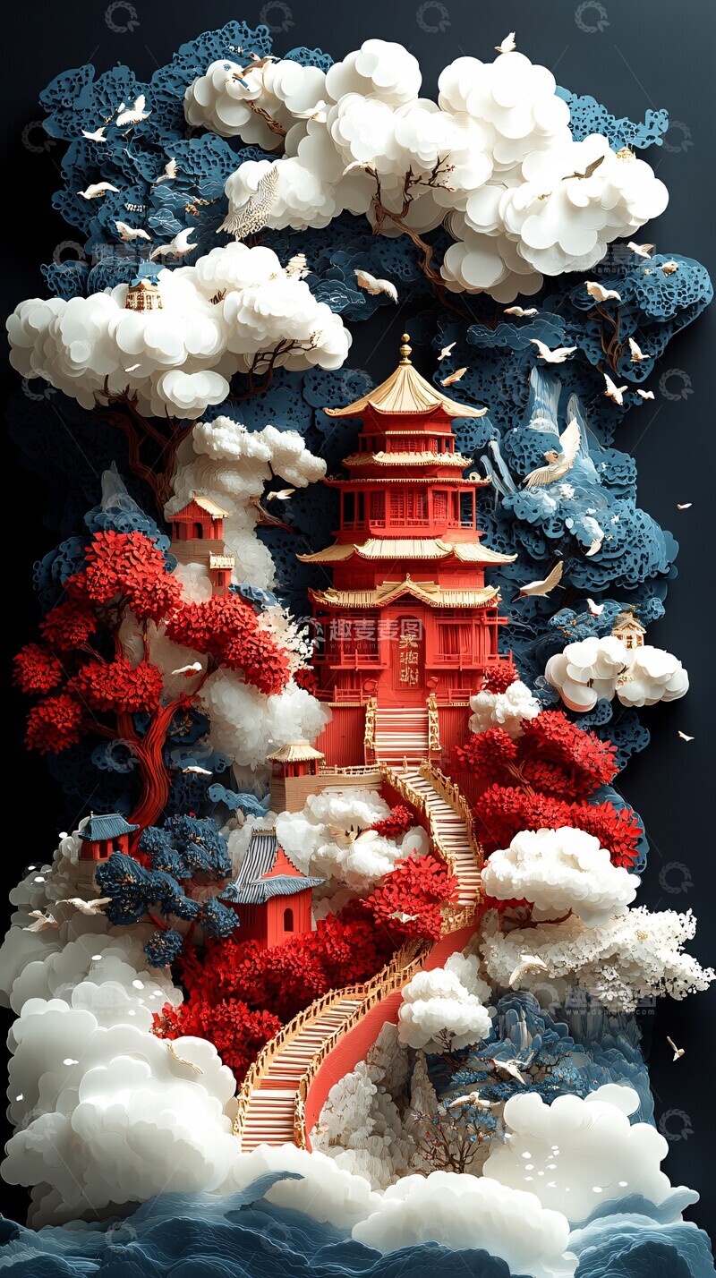 高清大图下载【趣麦麦图】周年纸雕艺术2