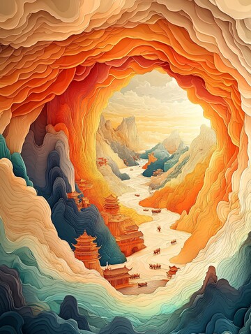 沙漠古寺微景观3