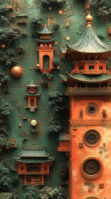 古建筑与自然景观3