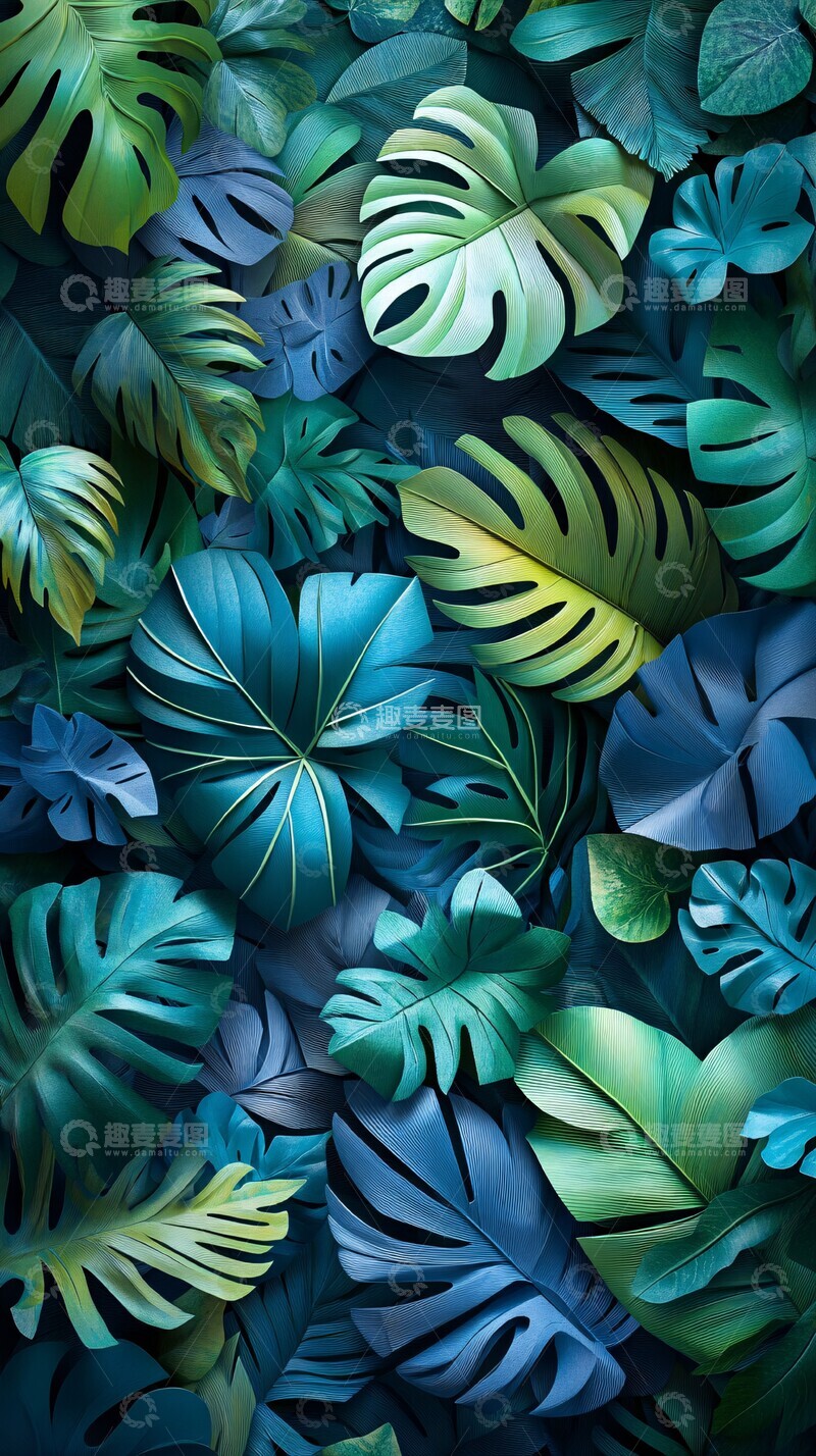 高清大图下载【趣麦麦图】夏日纸艺多维剪纸2