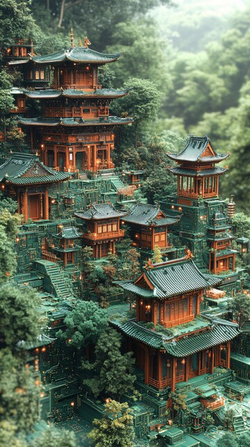 古建筑与自然景观2