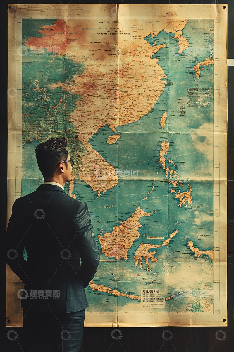 高清大图下载【趣麦麦图】国际商务越南地图1