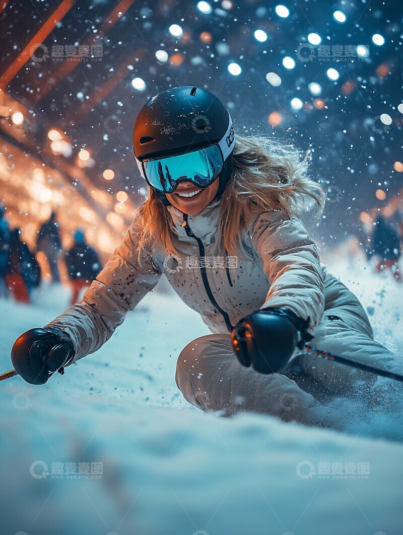 高清大图下载【趣麦麦图】滑雪运动员风采3