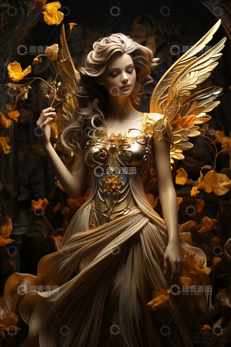 高清大图下载【趣麦麦图】生命之树与珍珠孔雀