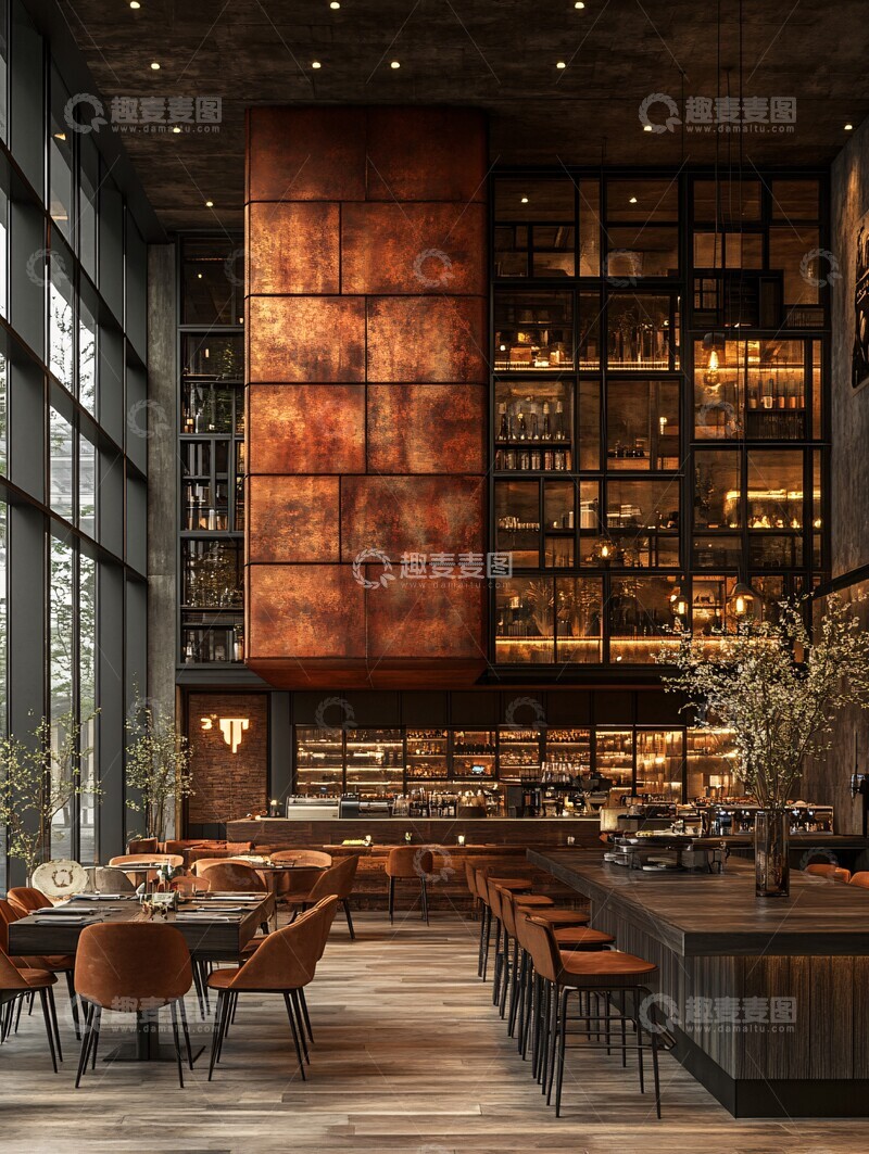 高清大图下载【趣麦麦图】酒店餐厅布局3