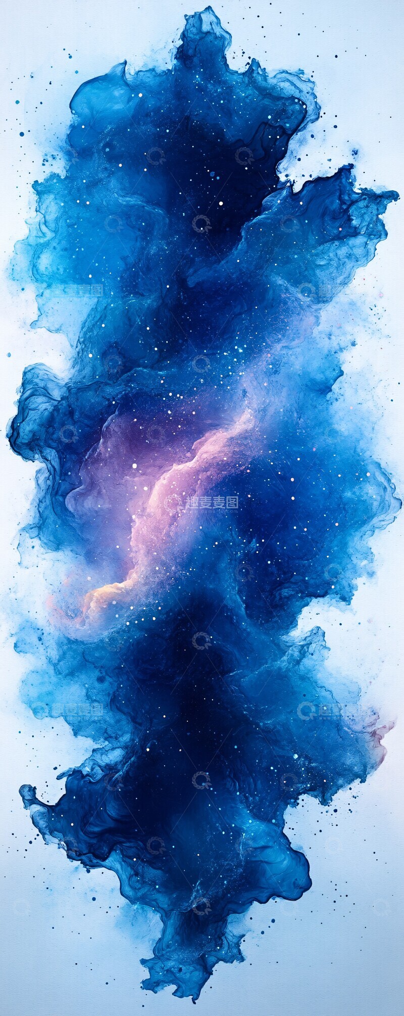 高清大图下载【趣麦麦图】水彩画空白背景