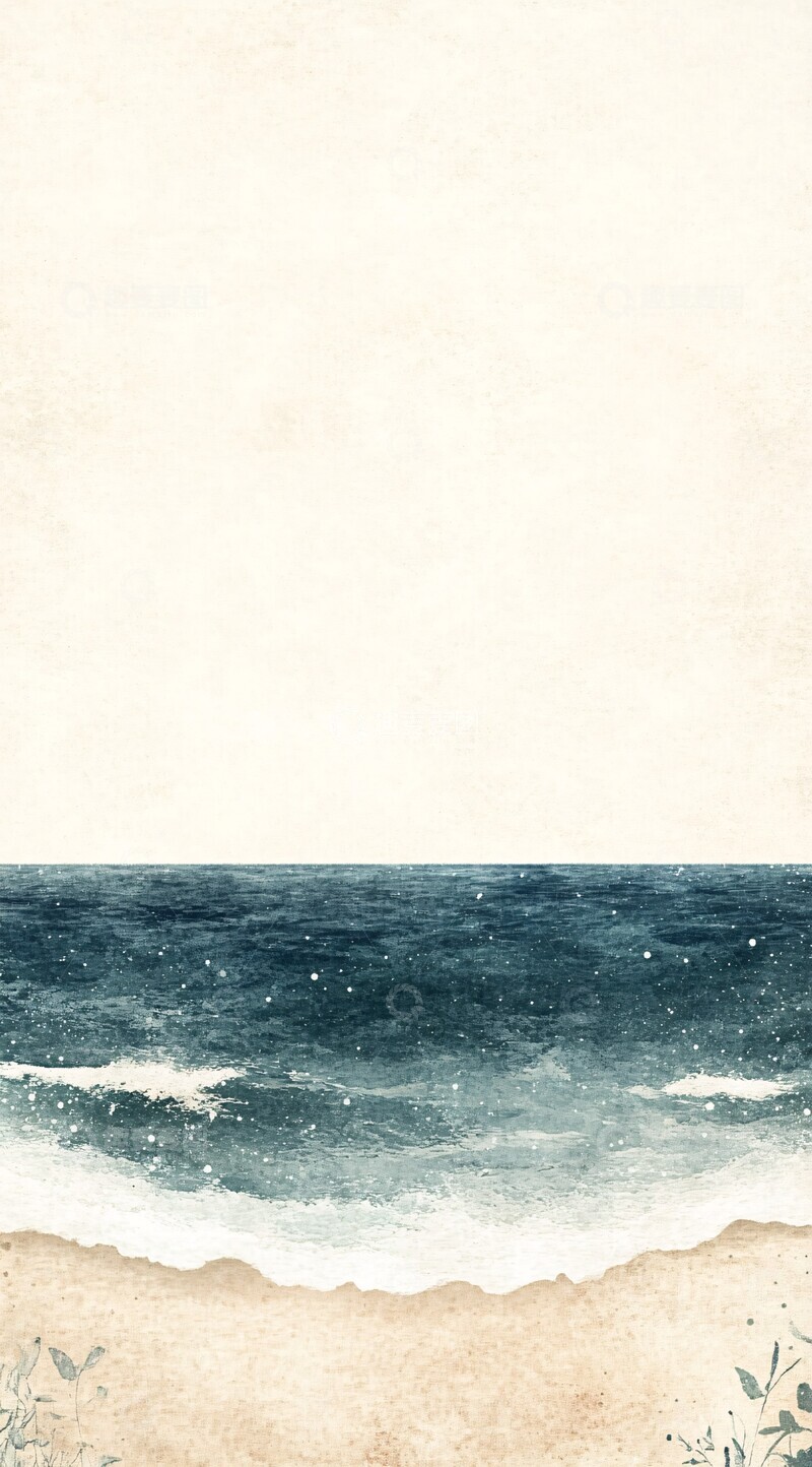 高清大图下载【趣麦麦图】海洋绿白渐变底1