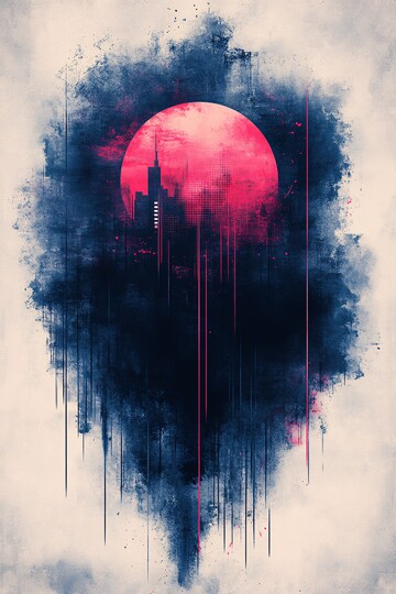 深蓝边缘卡片纹3