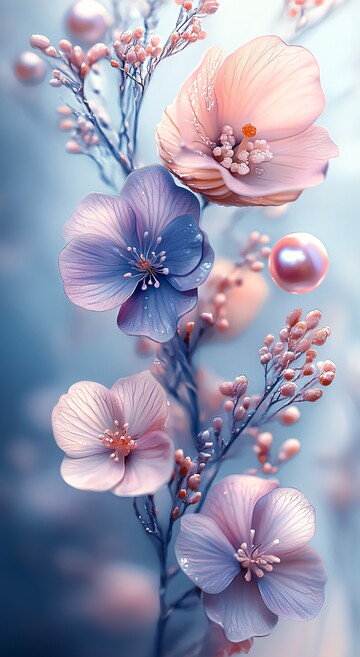 珍珠贝壳背景设计1