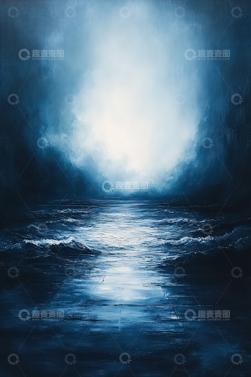 高清大图下载【趣麦麦图】蓝色渐变背景8