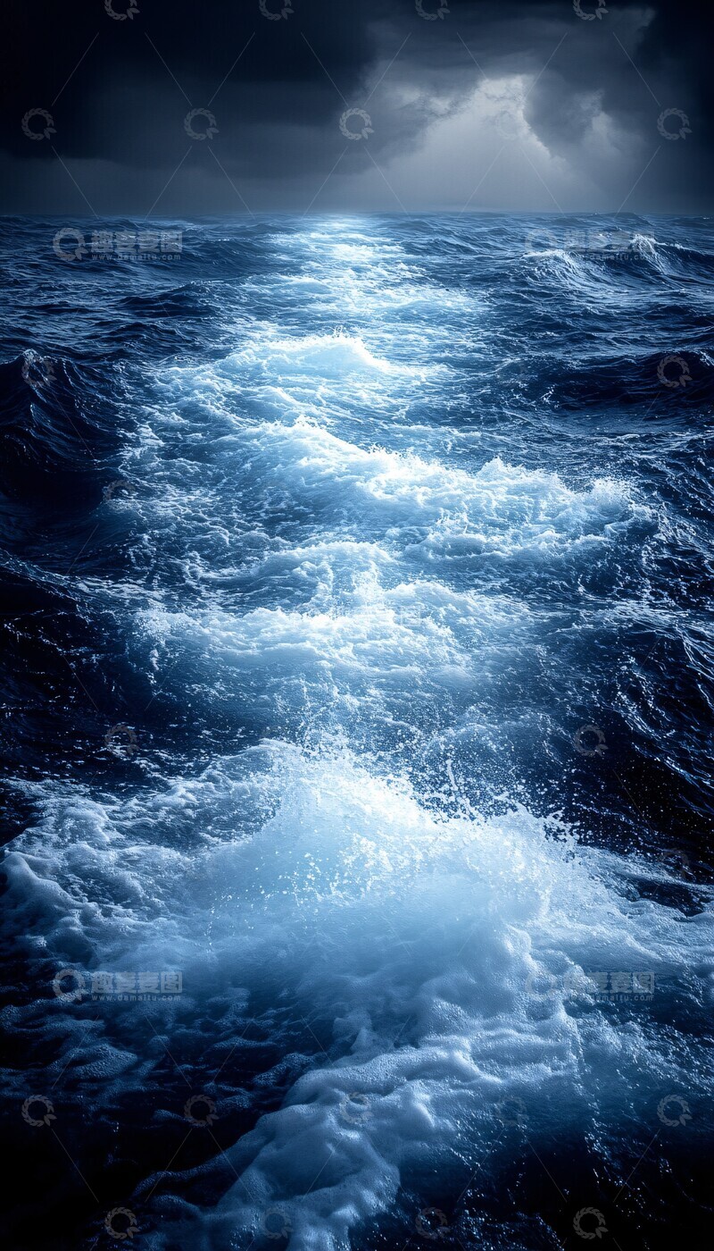 高清大图下载【趣麦麦图】海洋渐变深浅
