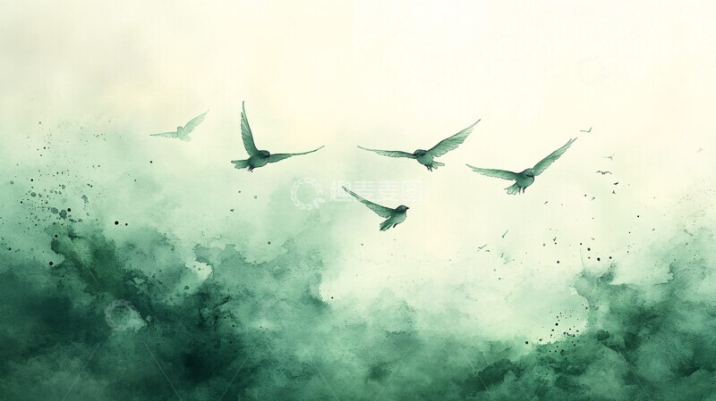 高清大图下载【趣麦麦图】绿沙滩与飞燕3