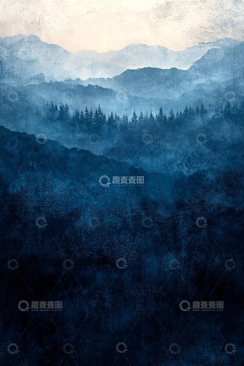 高清大图下载【趣麦麦图】蓝灰渐变天空纹理2