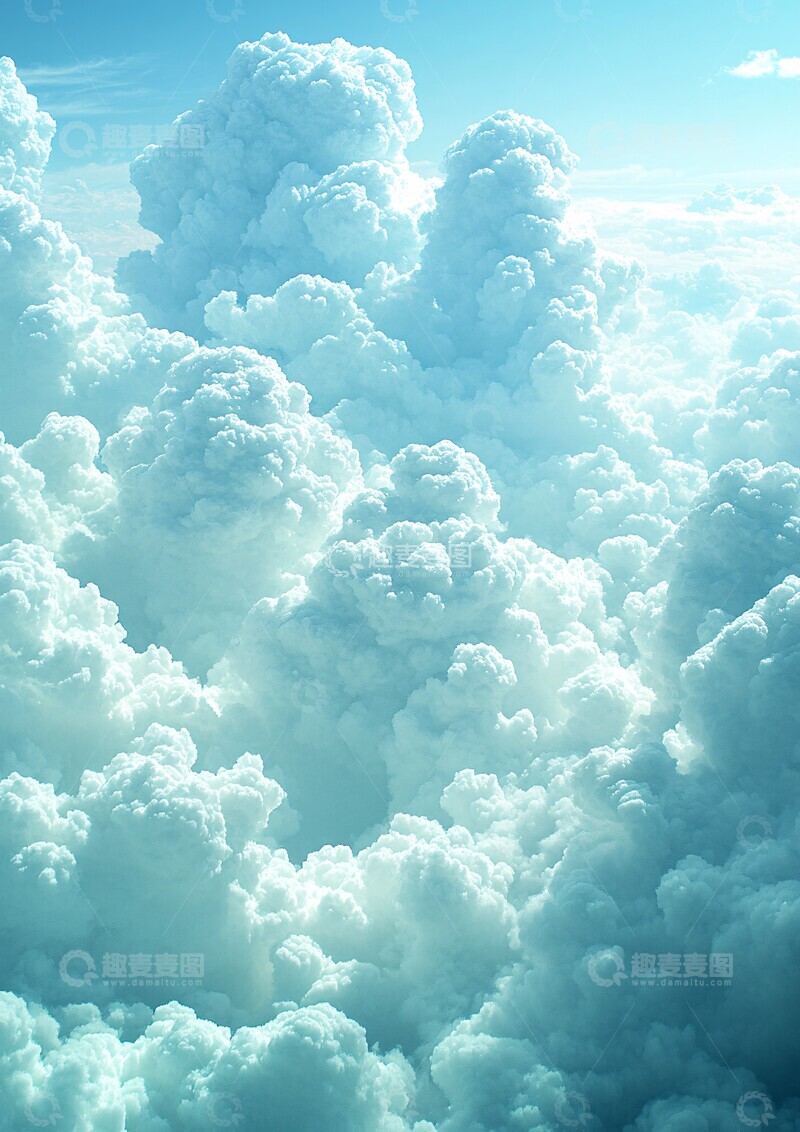 高清大图下载【趣麦麦图】云彩浮动天际