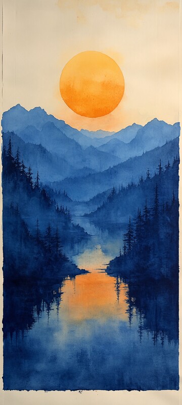 水彩纸本水彩纸本平静3