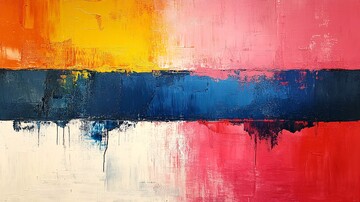 灰调轻触现代艺术绘画3