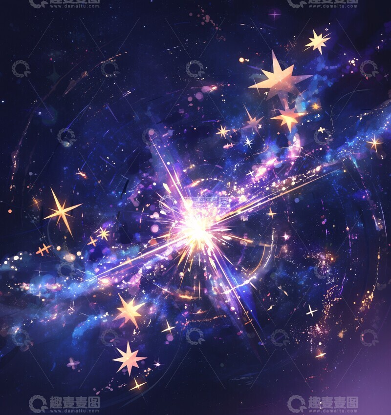 高清大图下载【趣麦麦图】宇宙深空光影1