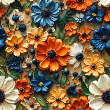 多种花卉纹理组合1