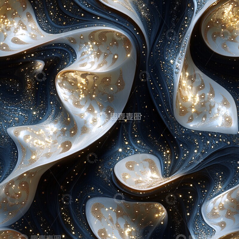 高清大图下载【趣麦麦图】黄金球体涡旋2