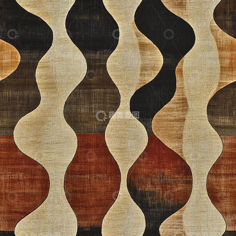 高清大图下载【趣麦麦图】安妮波浪纹地毯3