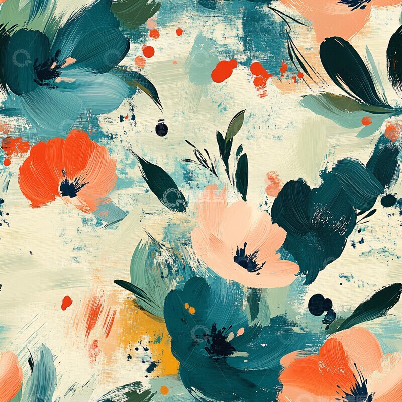 高清大图下载【趣麦麦图】流曲花纹流曲花纹色调