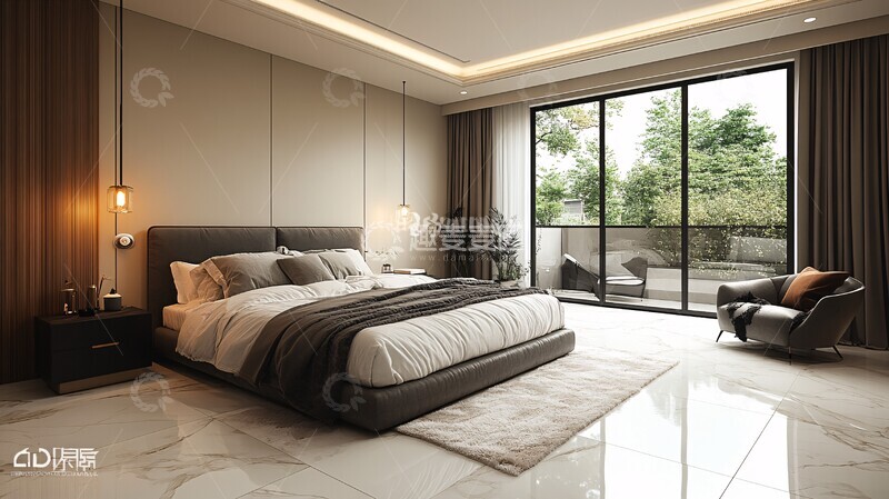 高清大图下载【趣麦麦图】现代卧室设计21