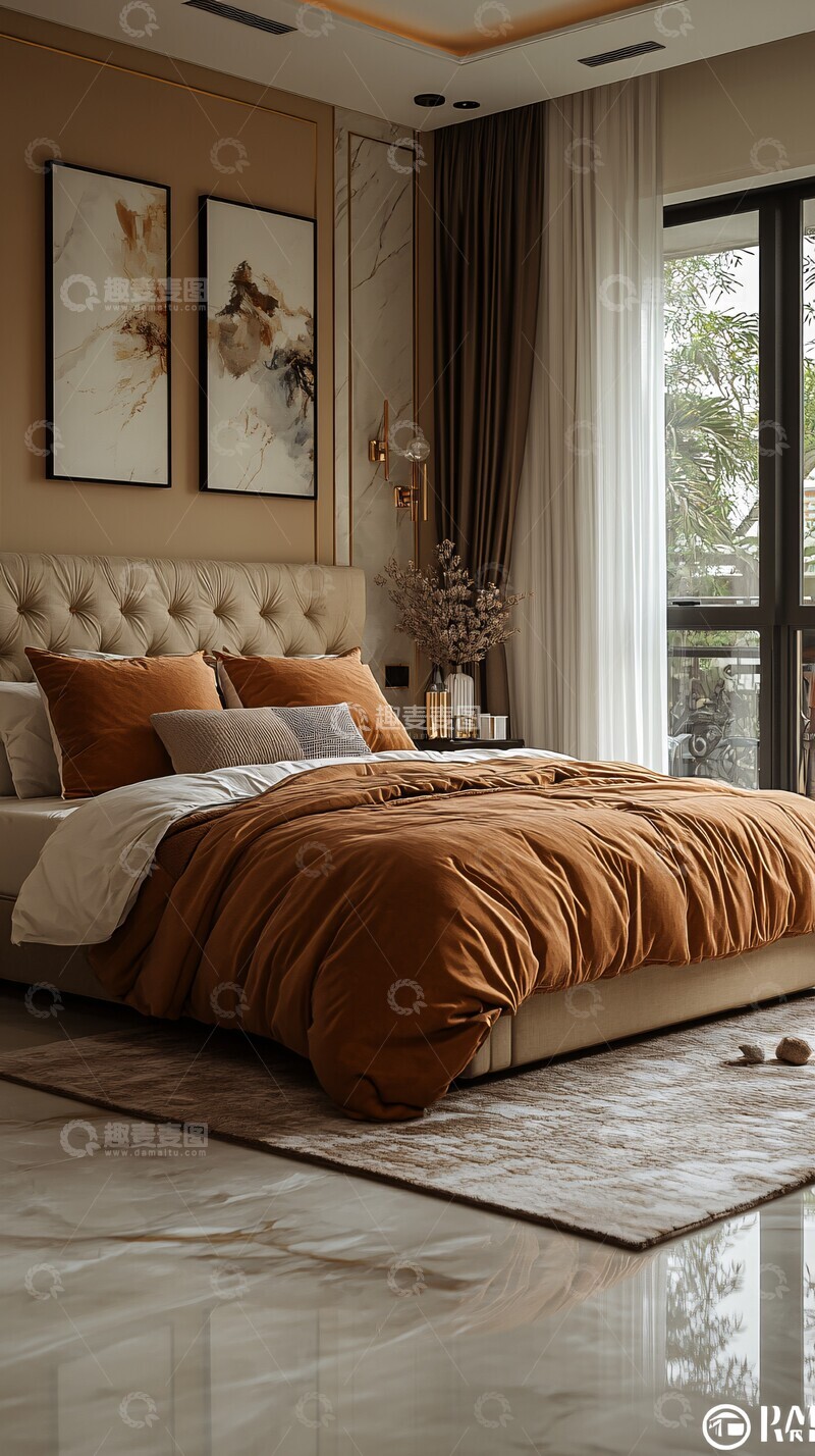 高清大图下载【趣麦麦图】豪华现代卧室设计6