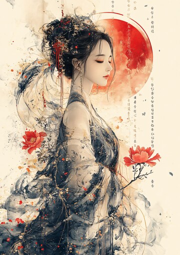 丝带音符交织图案2