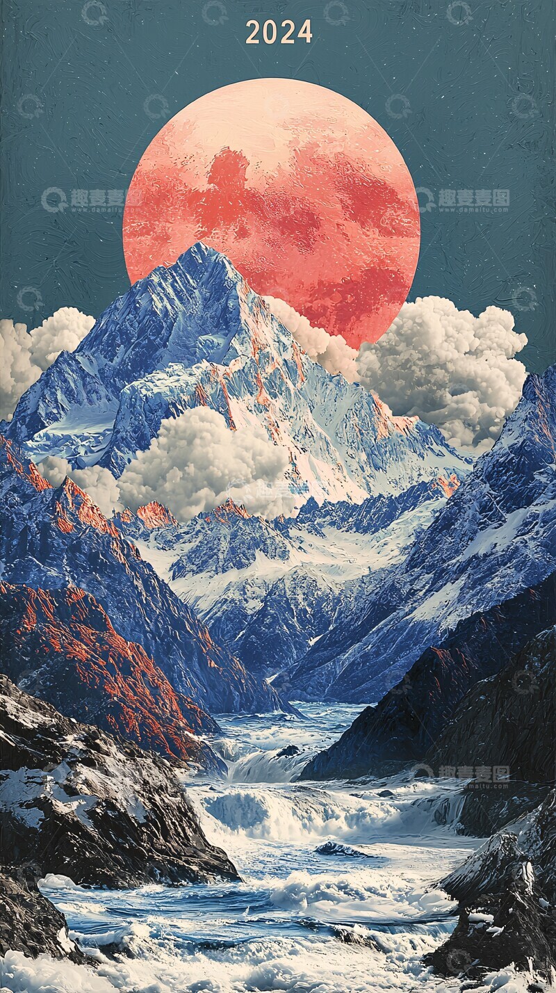 高清大图下载【趣麦麦图】渐隐渐现和谐字体自然3