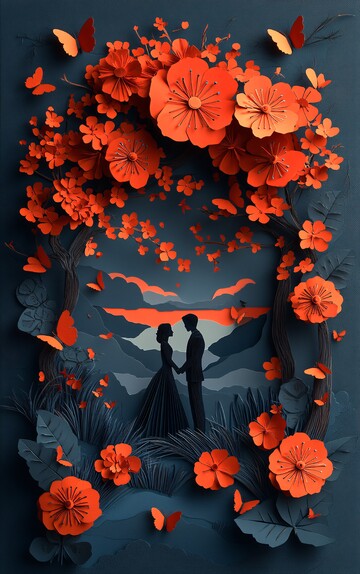 红花树拱牵手情2