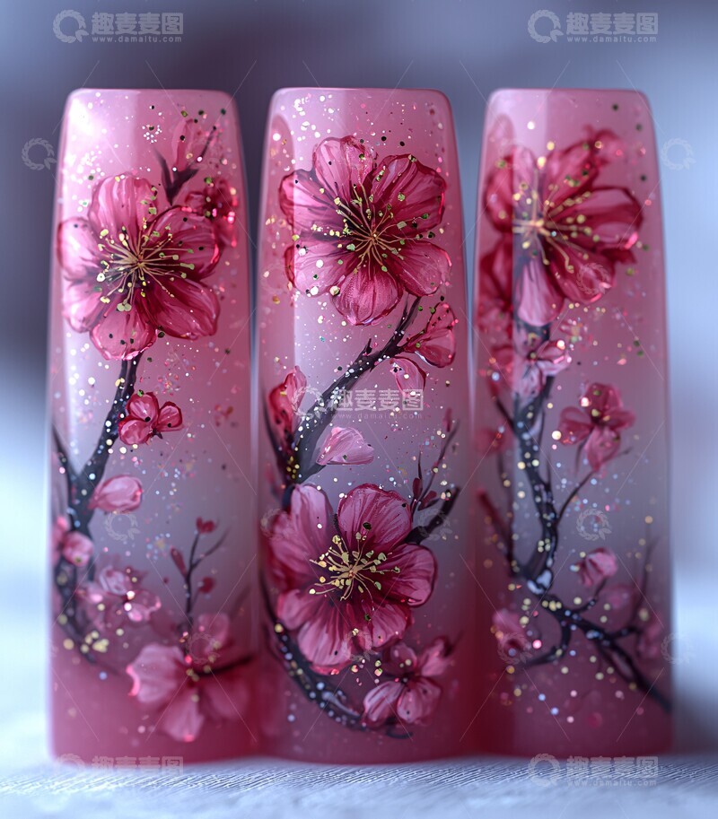 花叶纹理装饰钉3