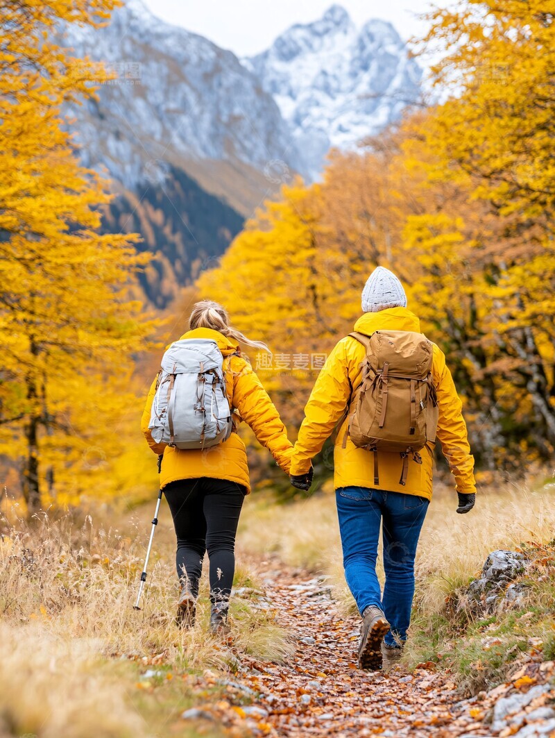 高清大图下载【趣麦麦图】秋林徒步之旅3