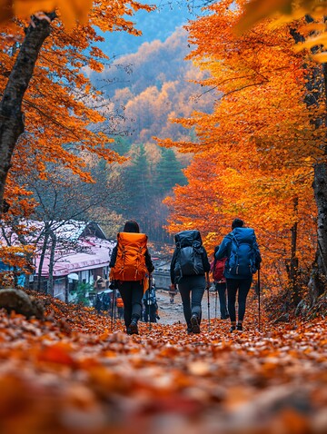 秋山行旅旅行背包女孩3