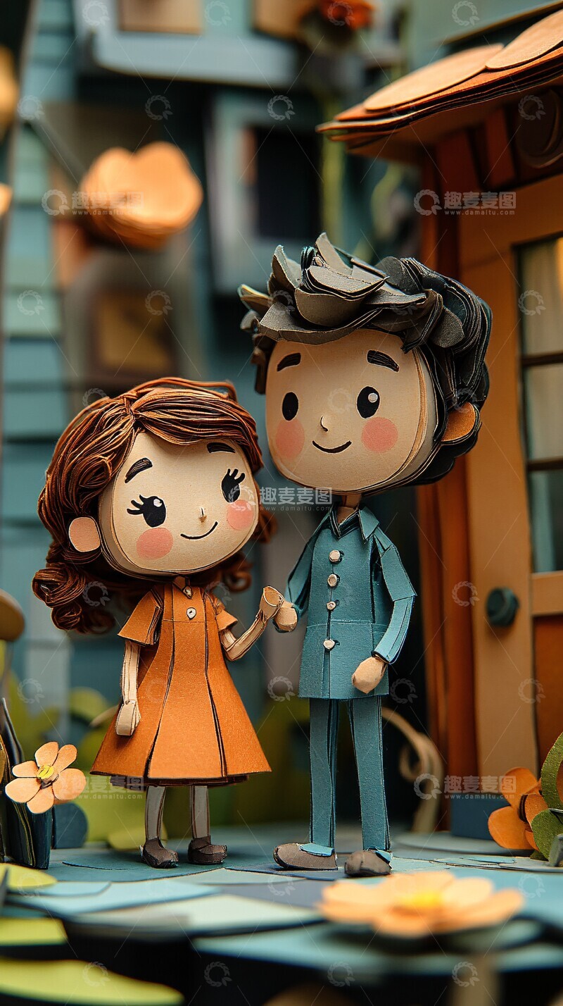 高清大图下载【趣麦麦图】亲子互动问候练习2