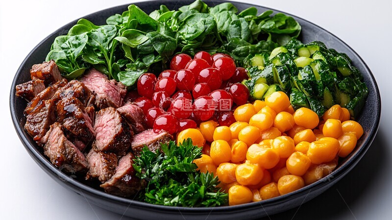 高清大图下载【趣麦麦图】蛋白质纤维餐盘3