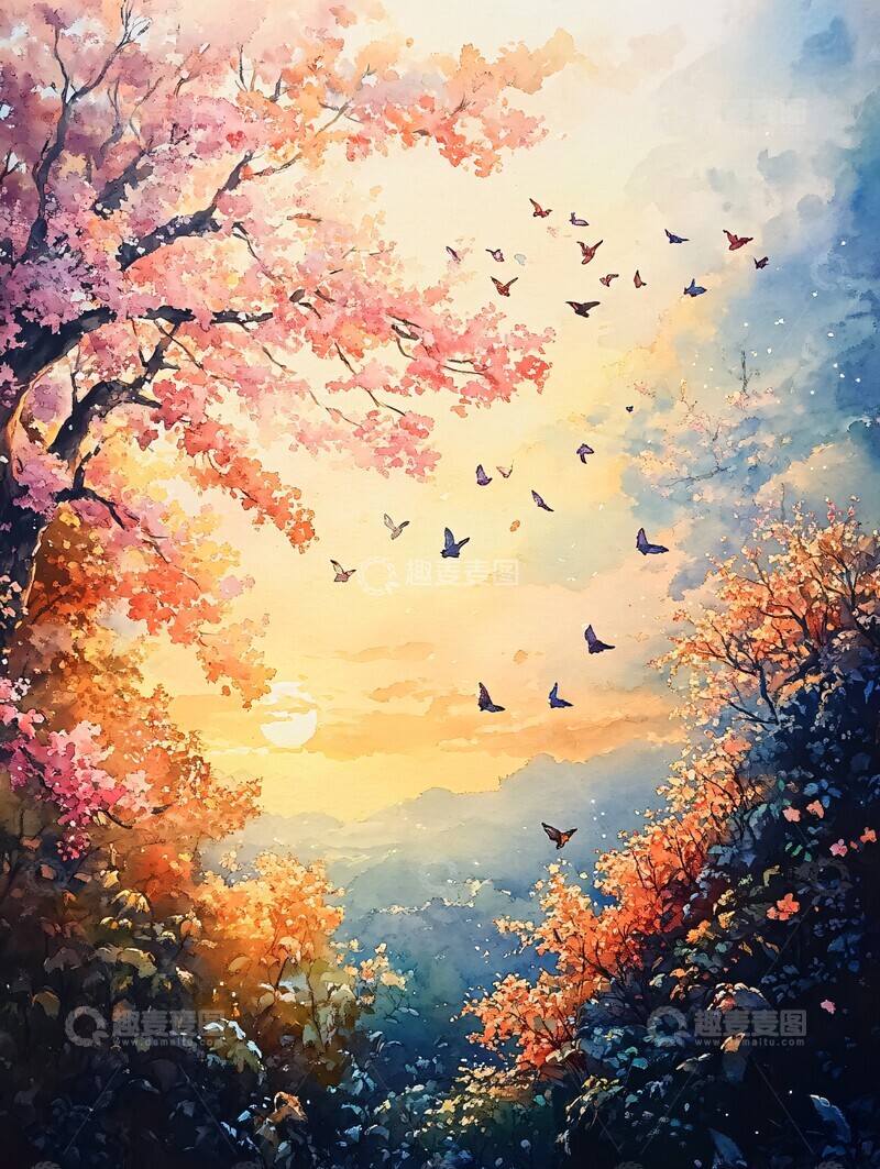 高清大图下载【趣麦麦图】秋风中的贵族2