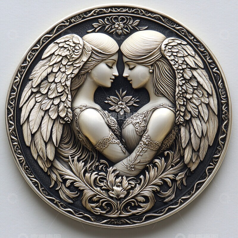 高清大图下载【趣麦麦图】银翼恋人圆币3