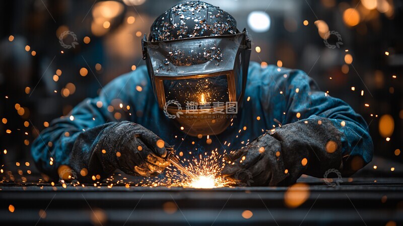 高清大图下载【趣麦麦图】焊接工作场景3