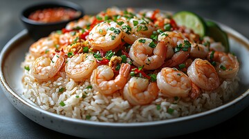 虾仁炒饭虾仁炒饭米饭1