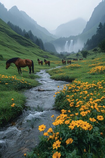 草原与河流景象2