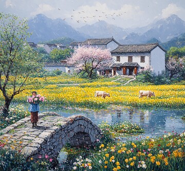 春雨中的田园牧歌3