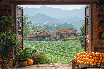 梯田与古道梯田古道陶瓷3