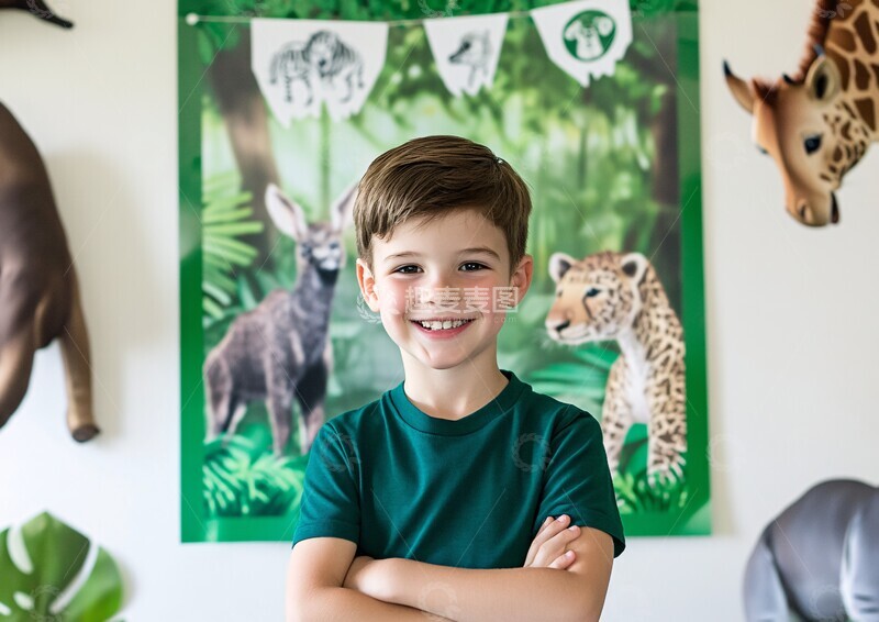 高清大图下载【趣麦麦图】野生动物领养证书1